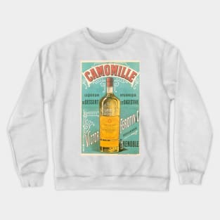 Antique Camomille Liqueur Poster Crewneck Sweatshirt